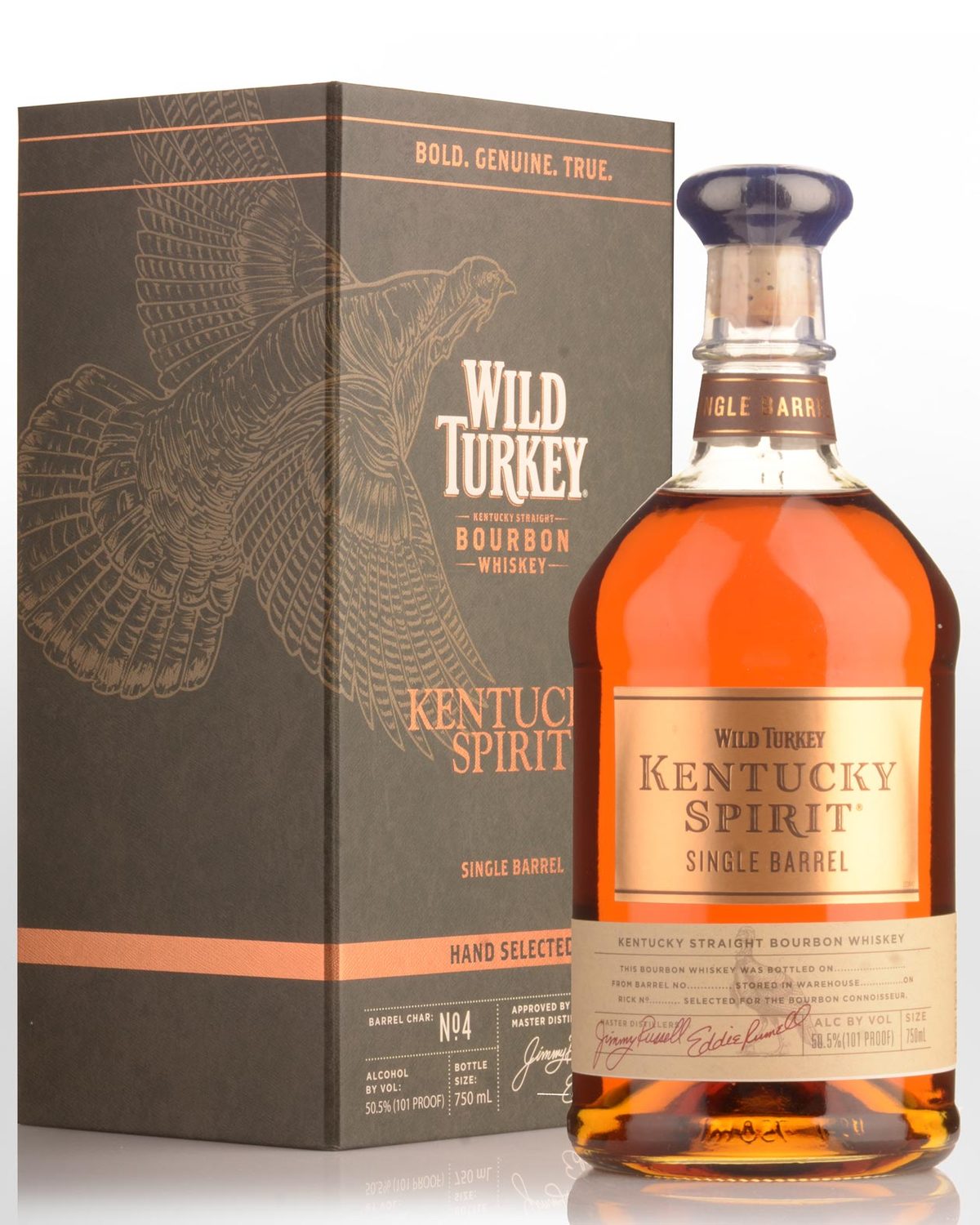 Wild Turkey Kentucky Spirit Single Barrel Bourbon Whiskey 750ml - Boozy.ph