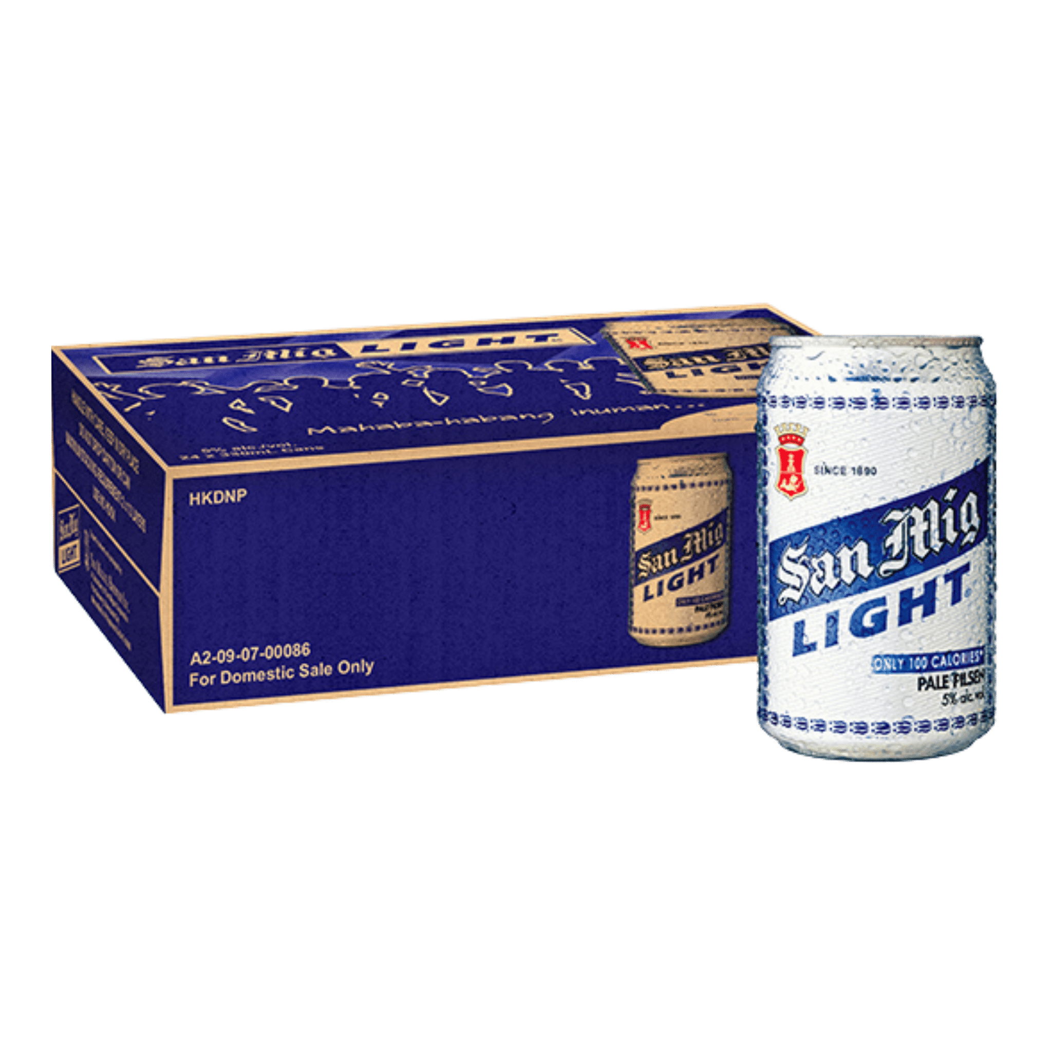 San Mig Light 330 mL Can Case of 24
