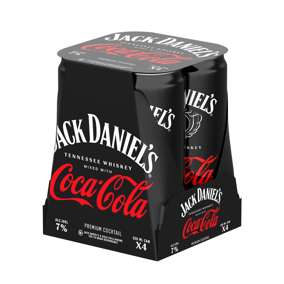 Jack & Coke 320ml 4-Pack at ₱439.00