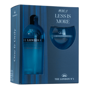 London No.1 Blue Gin 700ml Glass Pack