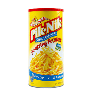 PIK-NIK Shoestrings 50% Less Salt 9oz