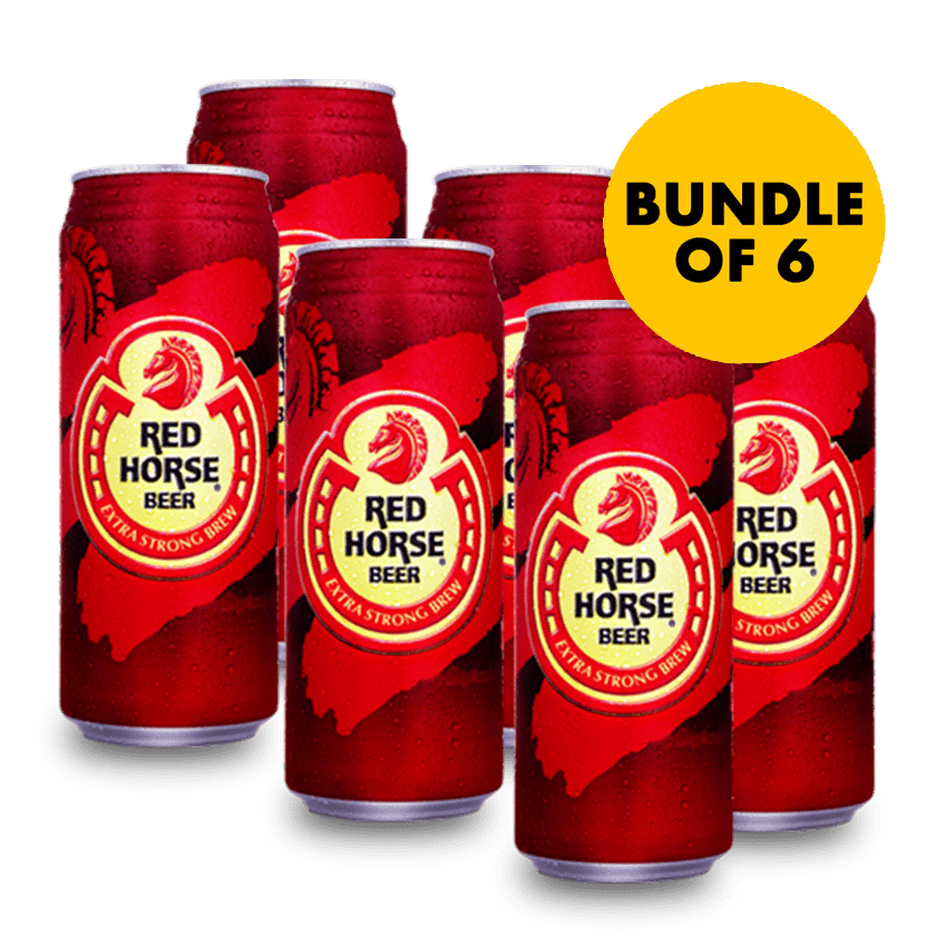 Red Horse Beer 500 mL Can Bundle of 6 Boozy.ph