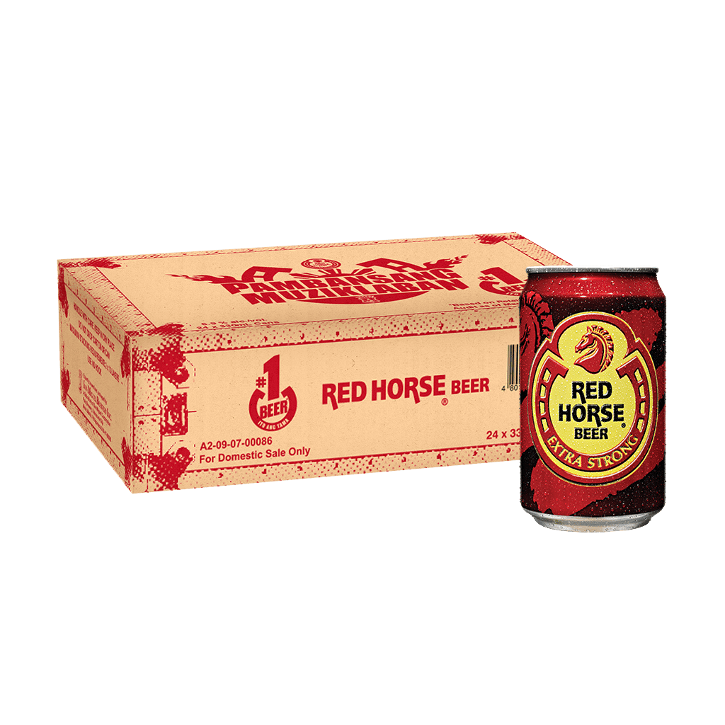 Red Horse Beer 330 mL Can Case of 24