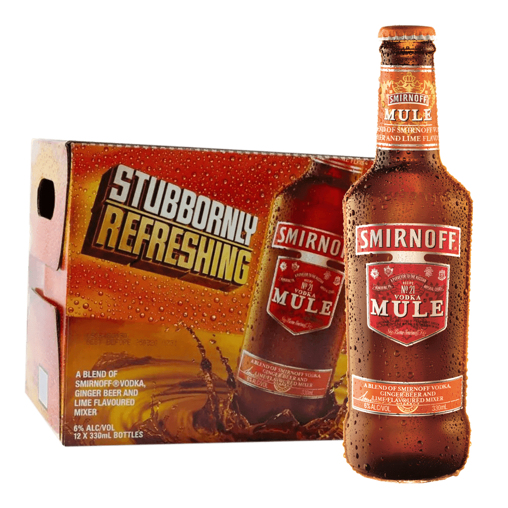 Smirnoff Mule Case of 12 Bottles - Main Image