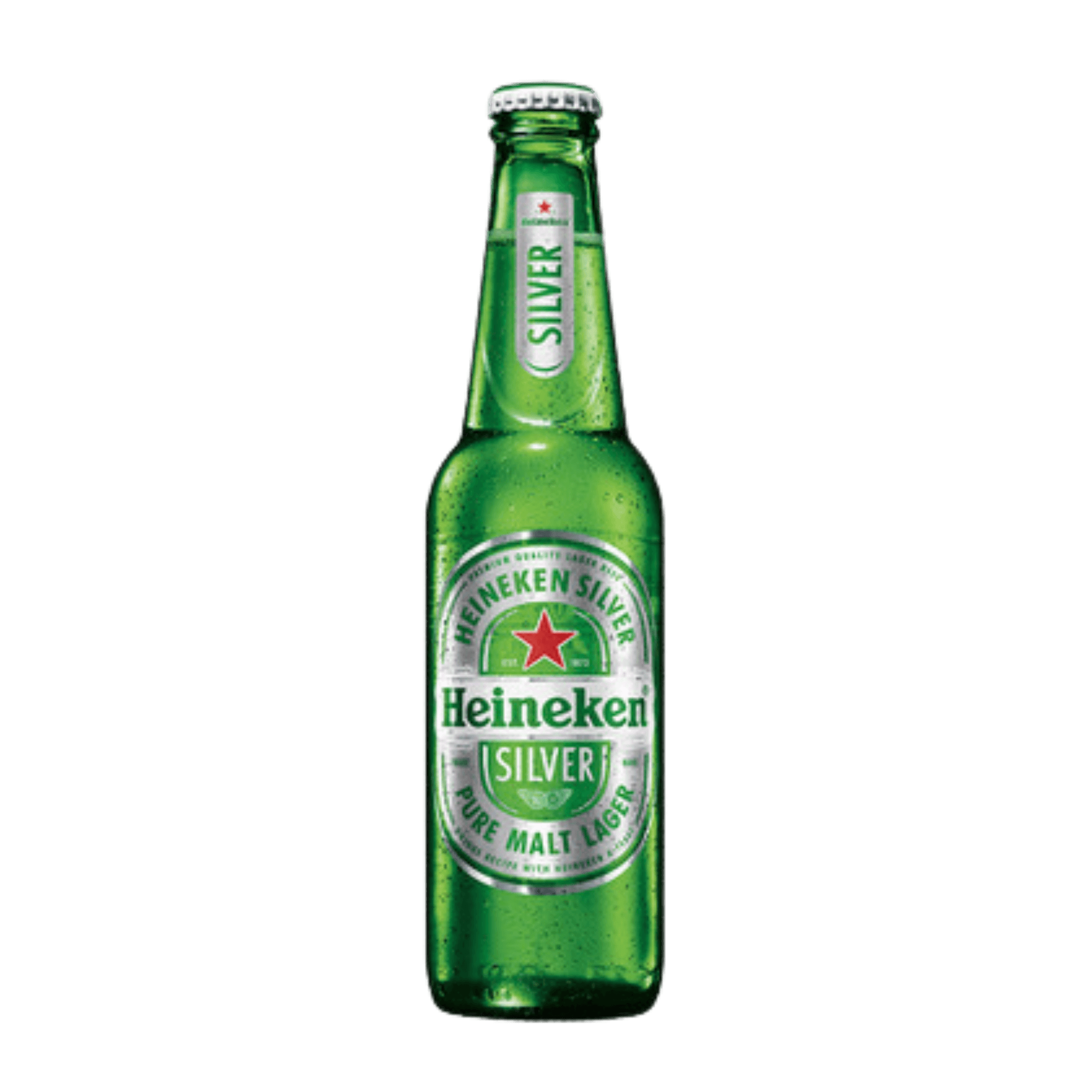Heineken Silver 330ml Bottle Boozyph