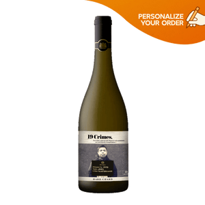 19 Crimes Hard Chardonnay Australian White Wine 750ml Personalized Bottle at ₱779.00 | Boozy.ph