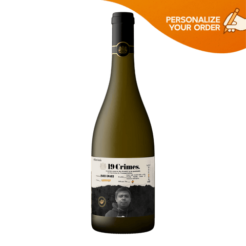 19 Crimes Hard Chardonnay Australian White Wine 750ml Personalized Bottle at ₱739.00 | Boozy.ph