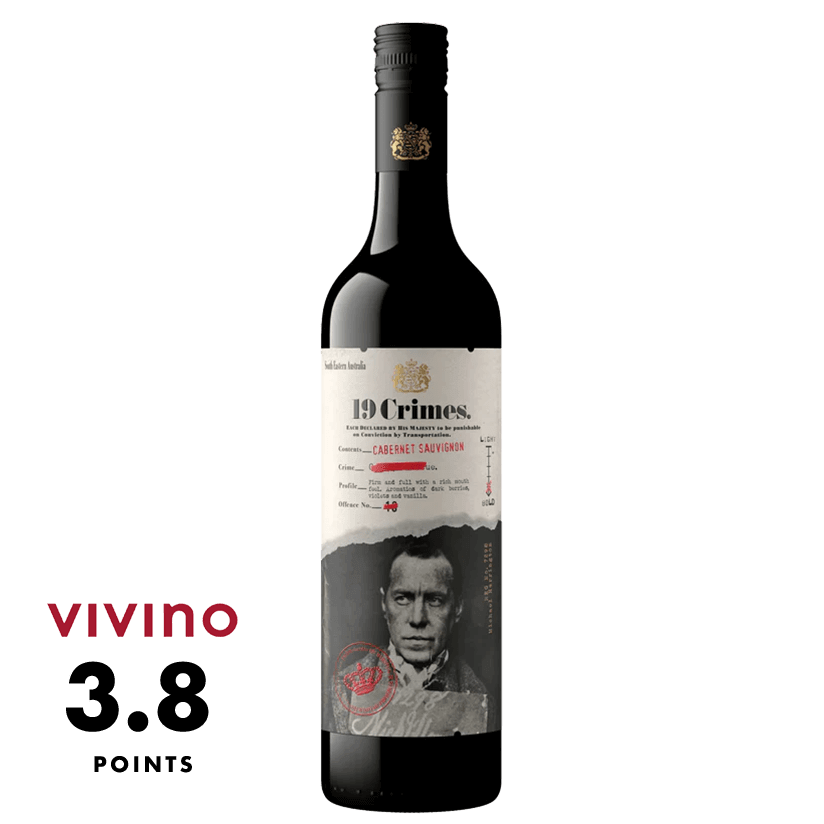 19 Crimes Cabernet Sauvignon 750ml at ₱739.00 | Wine | Boozy.ph