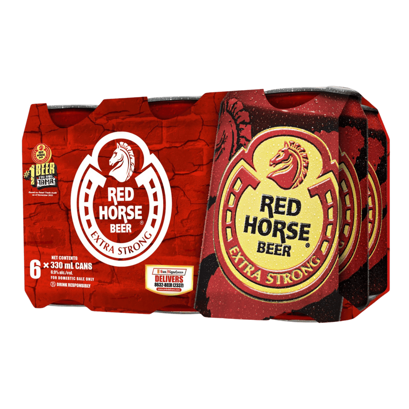 Red Horse 6 Pack Philippine Lager 330ml Boozyph