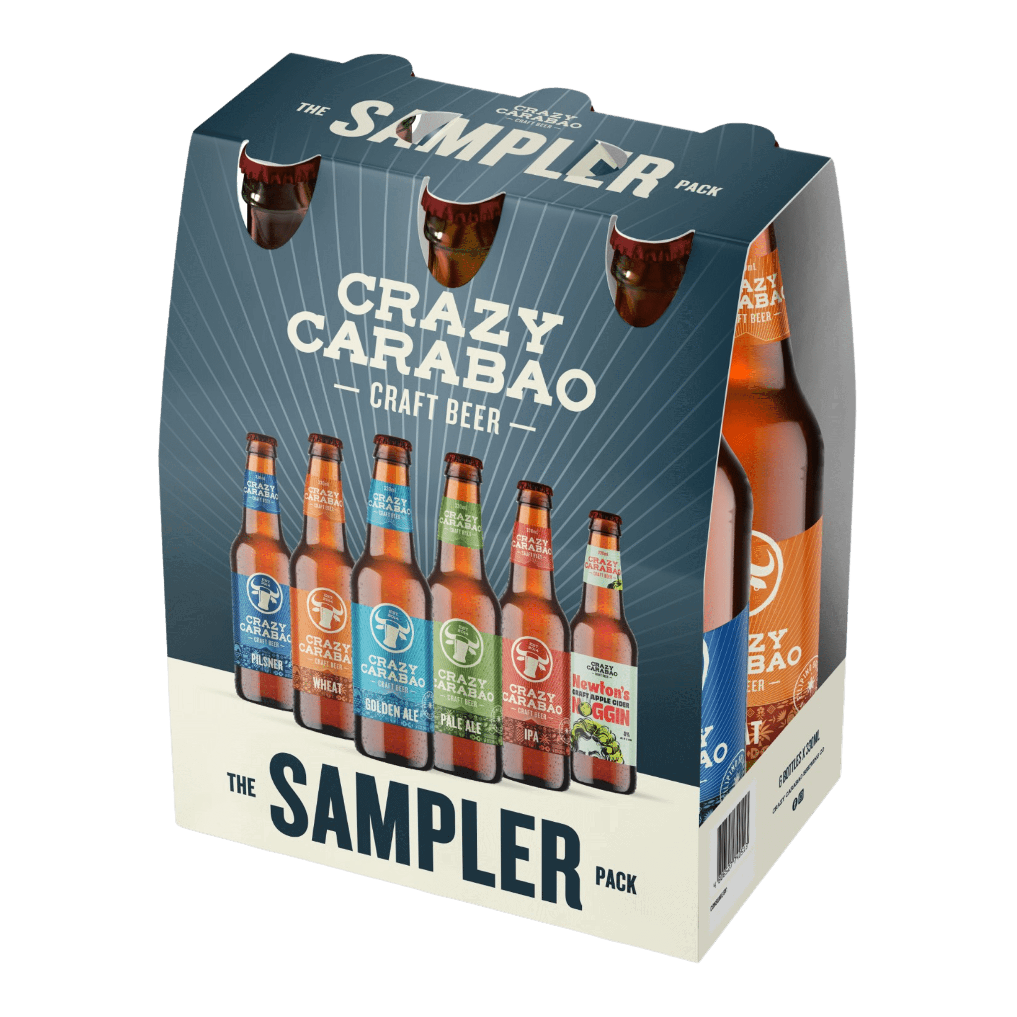 Crazy Carabao The Sampler Pack 330ml Bottle 6-Pack