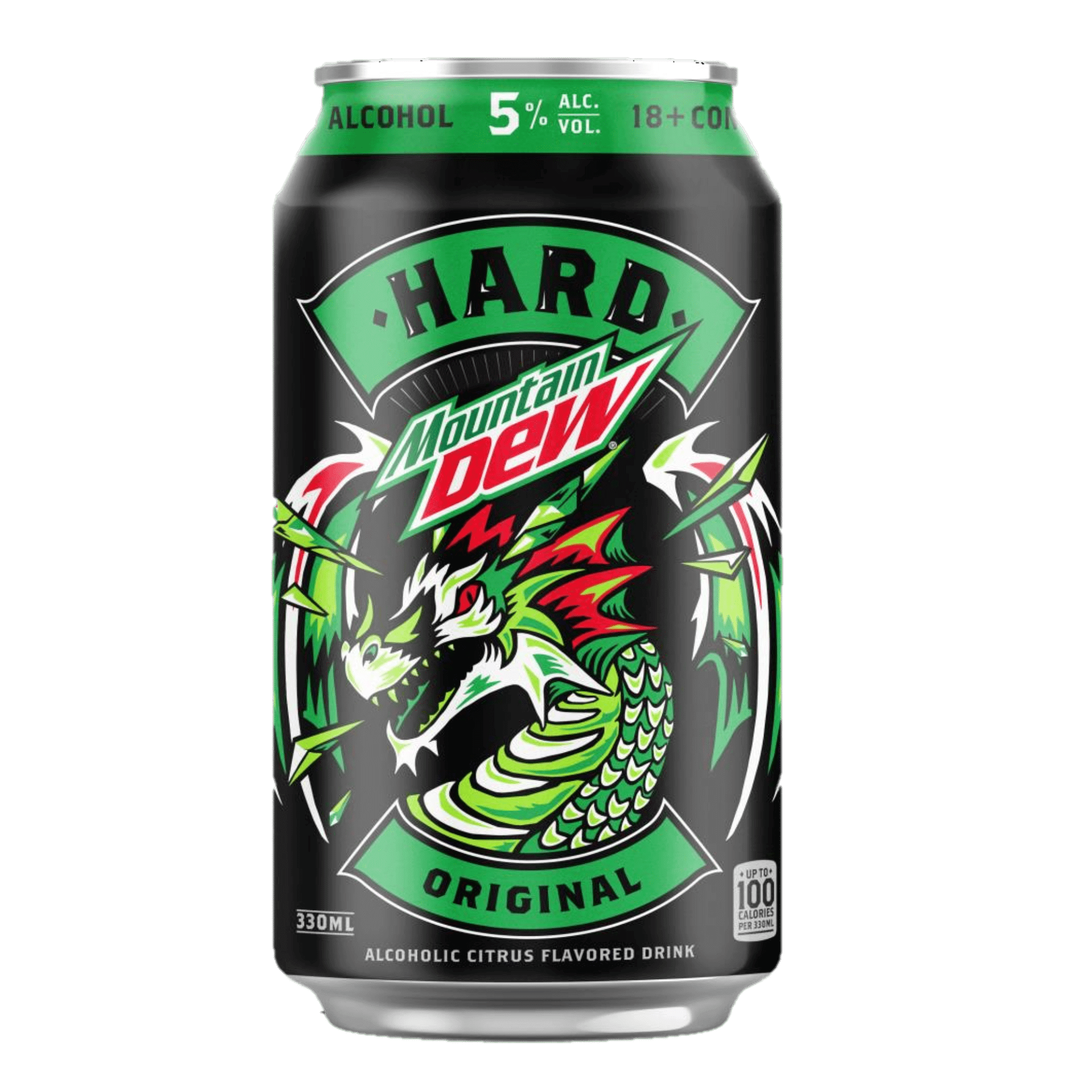 Hard Mountain Dew Original 330ml Can at ₱79.00 | Boozy.ph