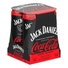 Jack & Coke Zero Sugar 320ml Can 4-Pack at ₱440.00 | Boozy.ph