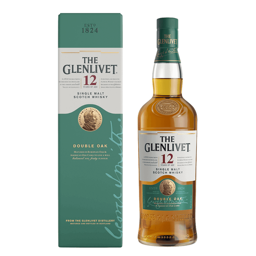 The Glenlivet 12yo Single Malt Scotch Whisky 700ml at ₱2889.00 | Whisky | Boozy.ph