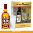 Chivas Regal 12yo 1L Highball Glass Pack