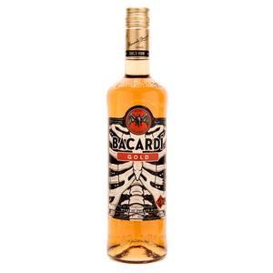 Bacardi Gold 750ml Halloween Edition