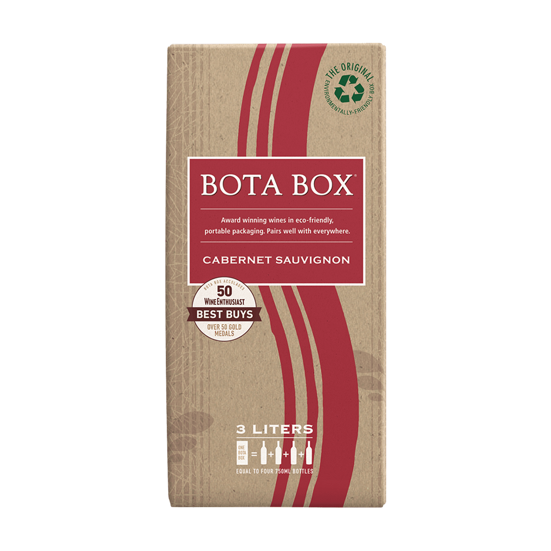 Bota Box Cabernet Sauvignon Californian Red Wine 3L at ₱1830.00 | Boozy.ph