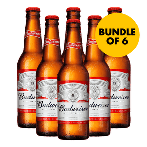 Budweiser 330ml Bottle Bundle of 6