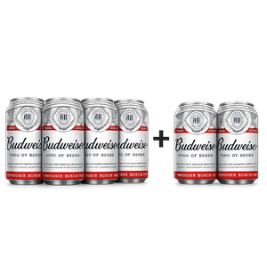 Budweiser Can 330ml (Buy 4, Get 2)