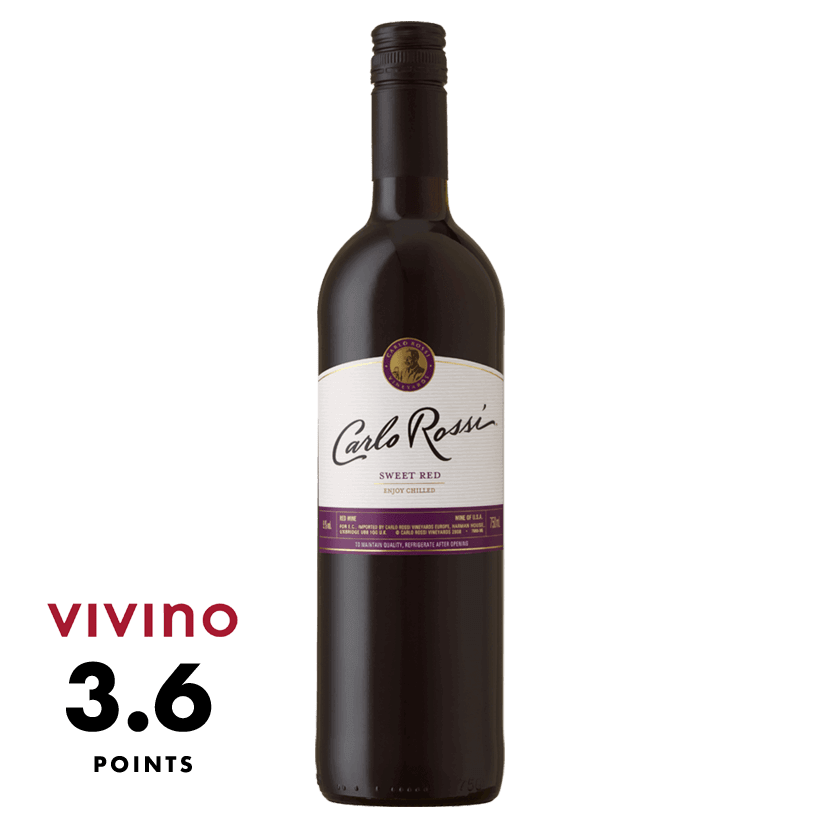 Carlo Rossi Sweet Red 750ml at ₱399.00 | Boozy.ph