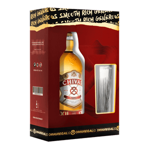 Chivas Regal 12yo 1L Highball Glass Pack at ₱1649.00 | Boozy.ph