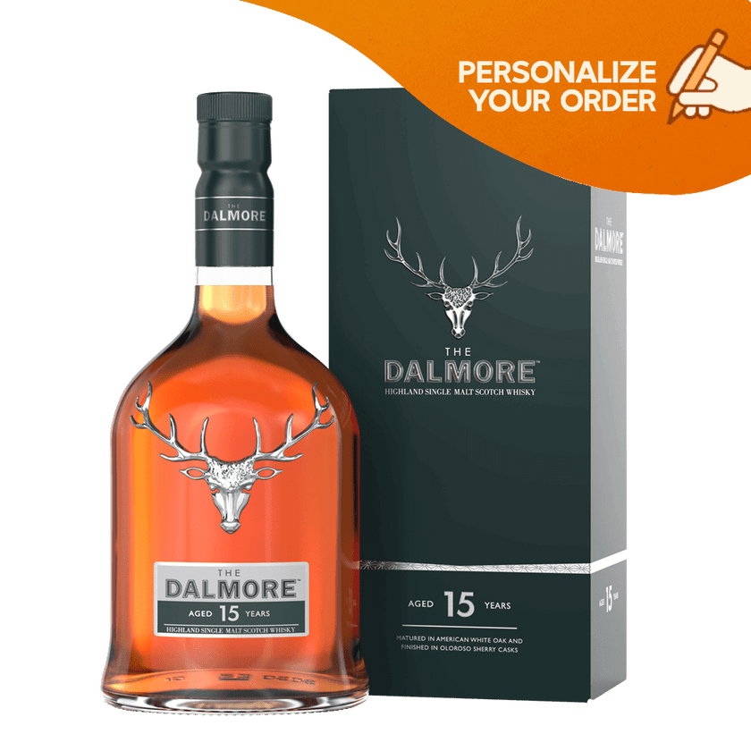 The Dalmore 15yo Single Malt Scotch Whisky 700ml w/ Engraving at ₱8999.00 | Whisky | Boozy.ph