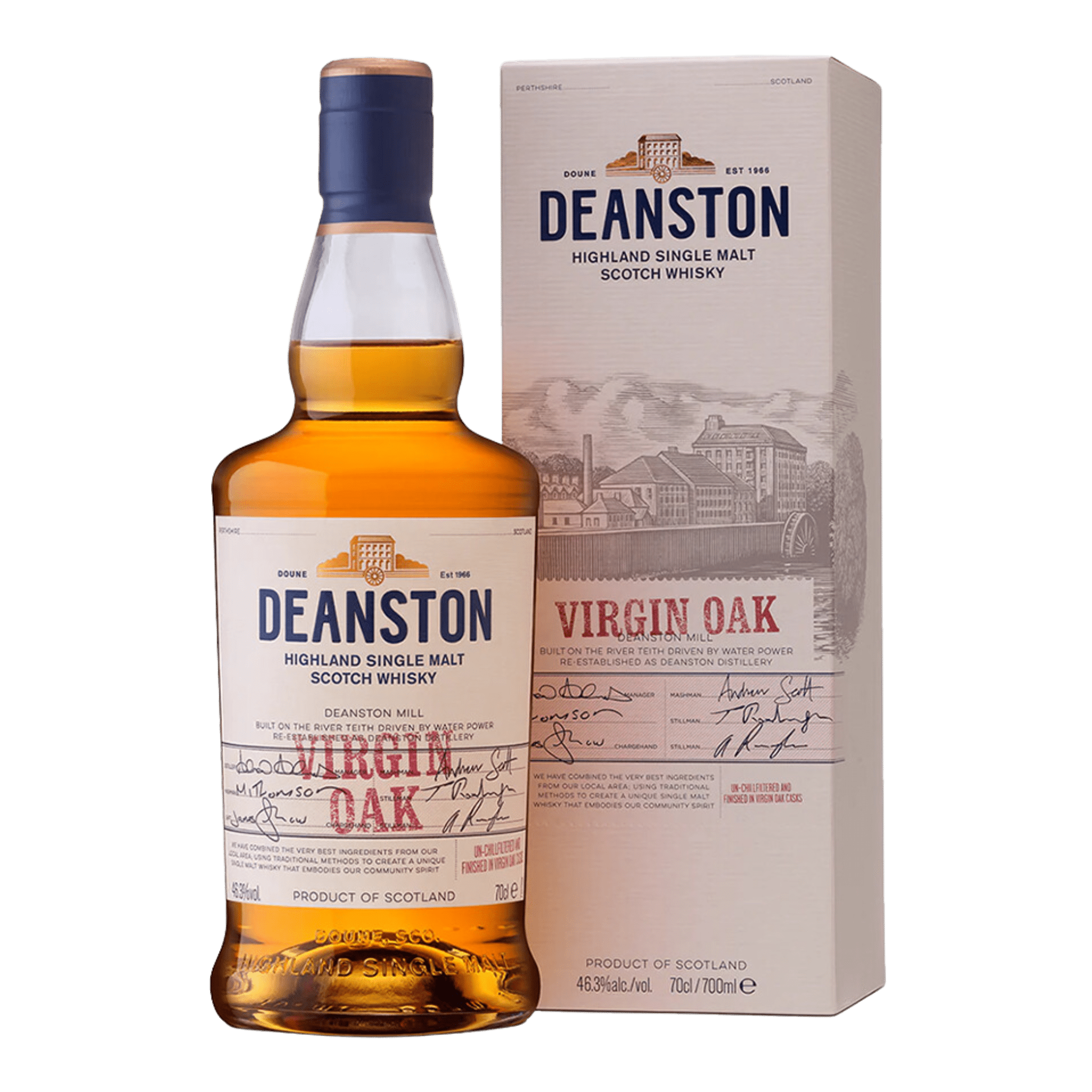 Deanston Virgin Oak Highland Single Malt Scotch Whisky 700ml at ₱1999.00 | Boozy.ph