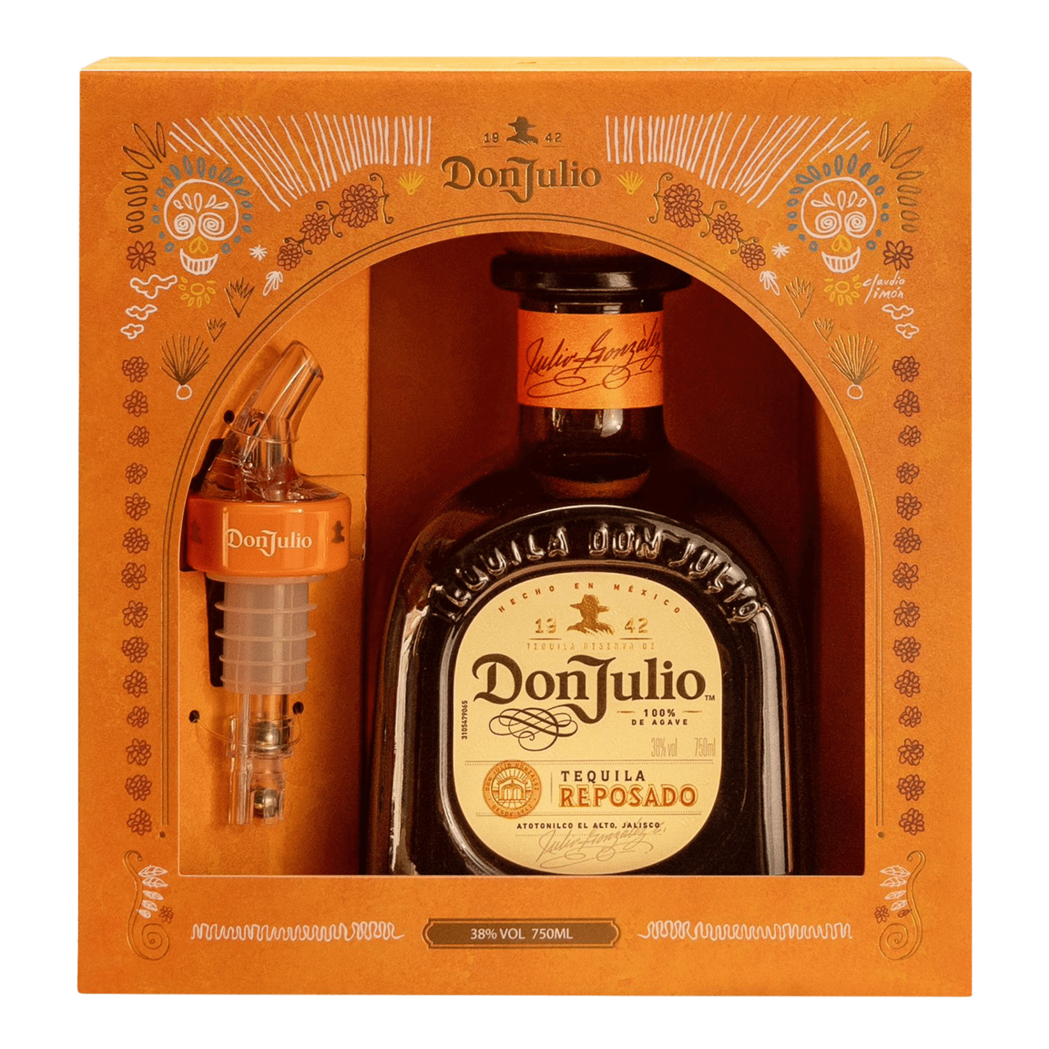 Don Julio Reposado Tequila 750ml Pourer Pack at ₱3919.00 | Boozy.ph