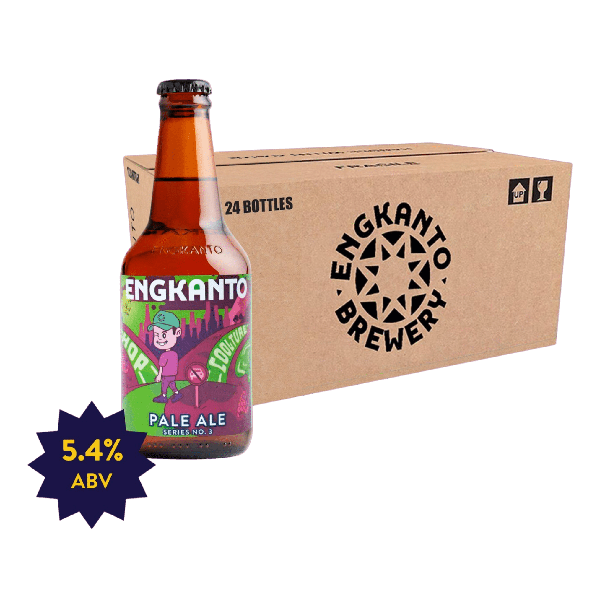 Engkanto Hop Coolture Pale Ale 330ml Bottle Case of 24 at ₱3249.00 | Boozy.ph