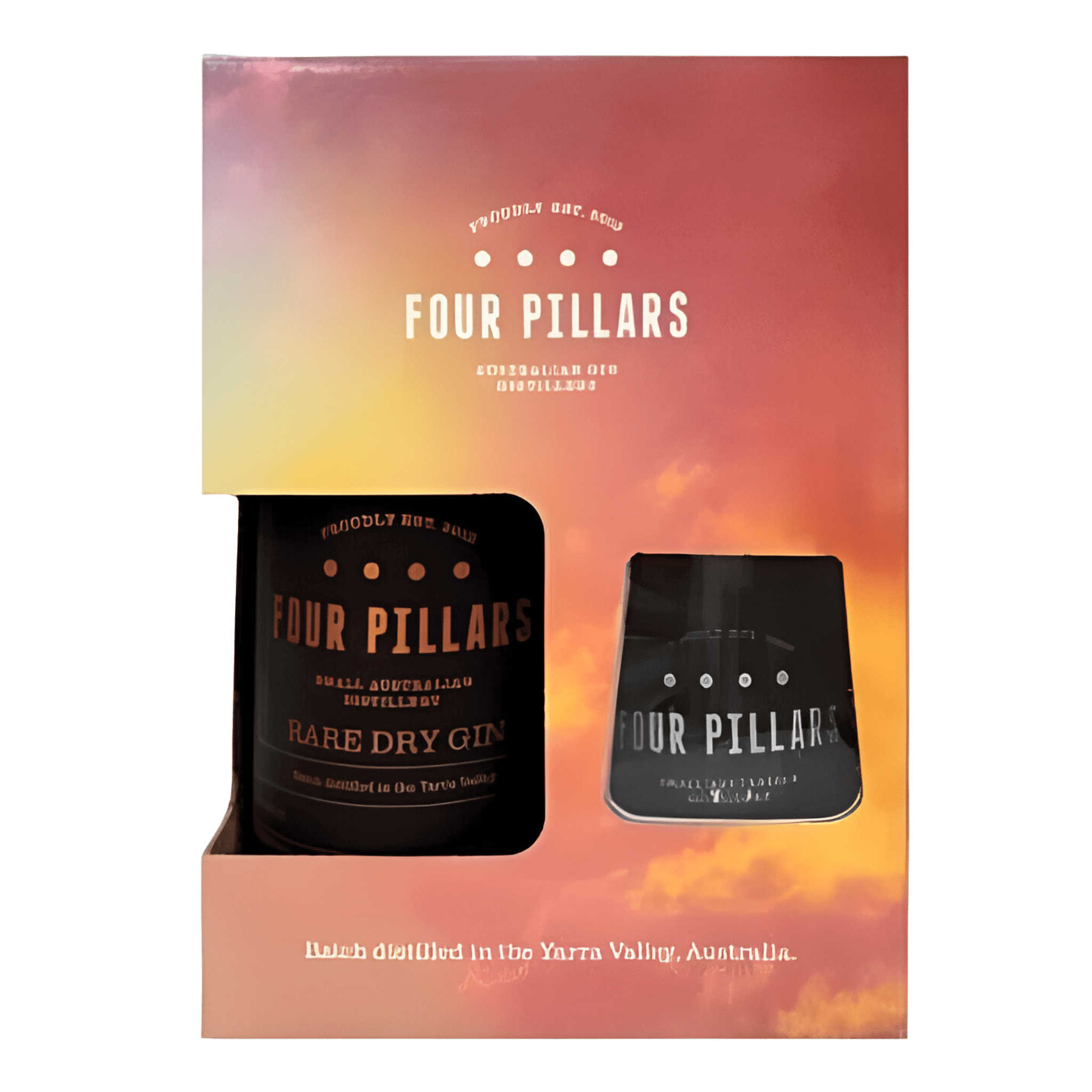 Four Pillars Rare Dry Gin 700ml Highball Glass Pack at ₱2229.00 | Boozy.ph