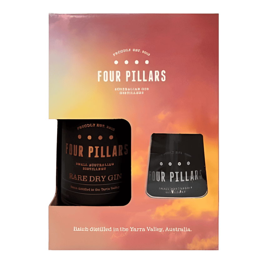 Four Pillars Rare Dry Gin 700ml Highball Glass Pack at ₱2229.00 | Gin | Boozy.ph