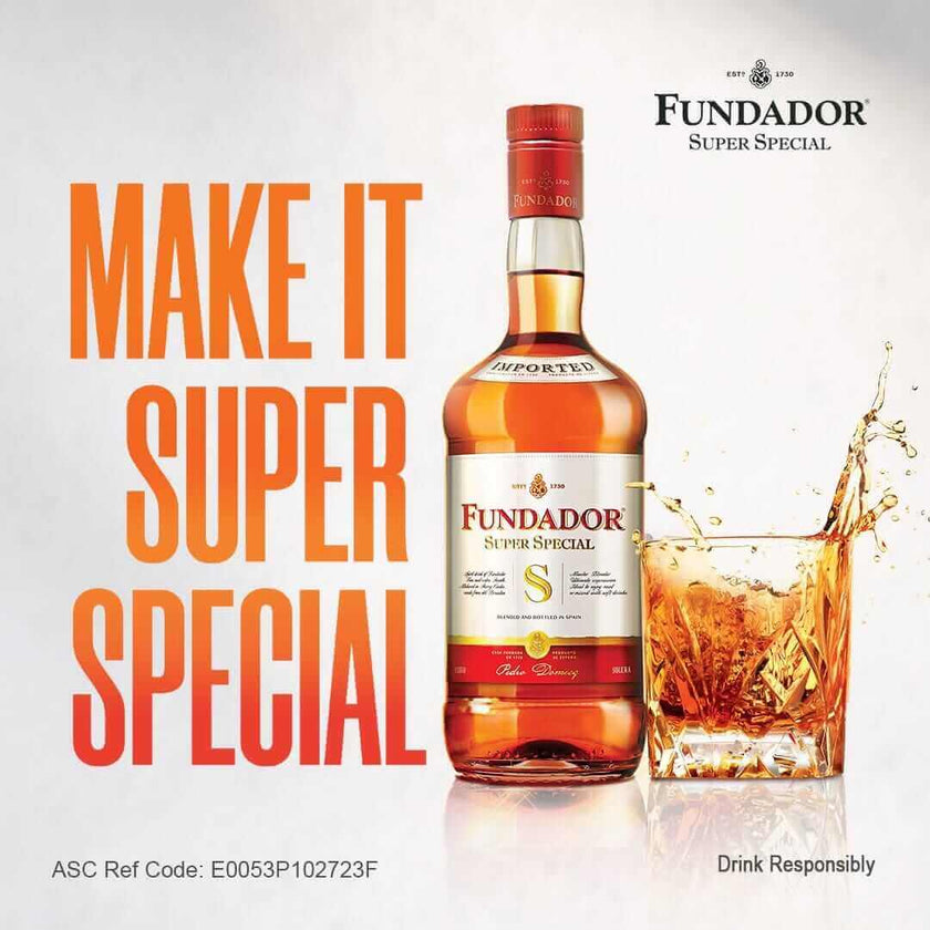 Fundador Super Special Brandy 1L Bundle of 3 at ₱887.00 | Brandy | Boozy.ph