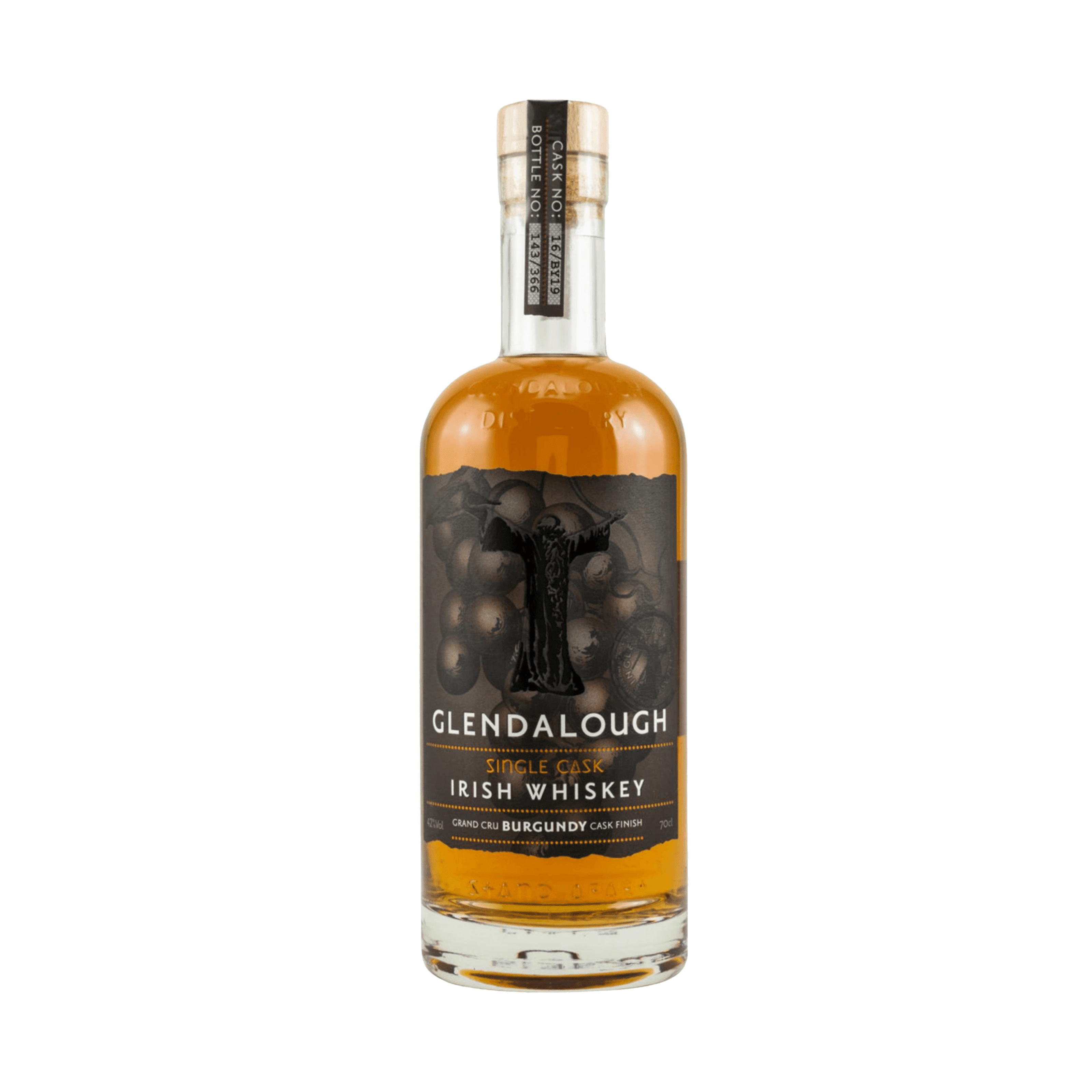 Glendalough Single Cask Grand Cru Burgundy Cask Finish 700ml