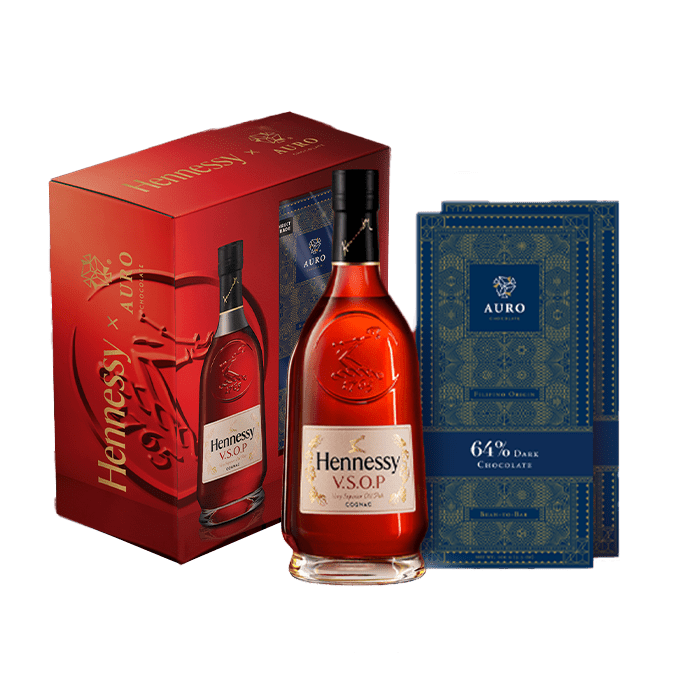 Hennessy V.S.O.P Cognac 700ml x Auro Chocolate Limited Edition at ₱4089.00 | Boozy.ph