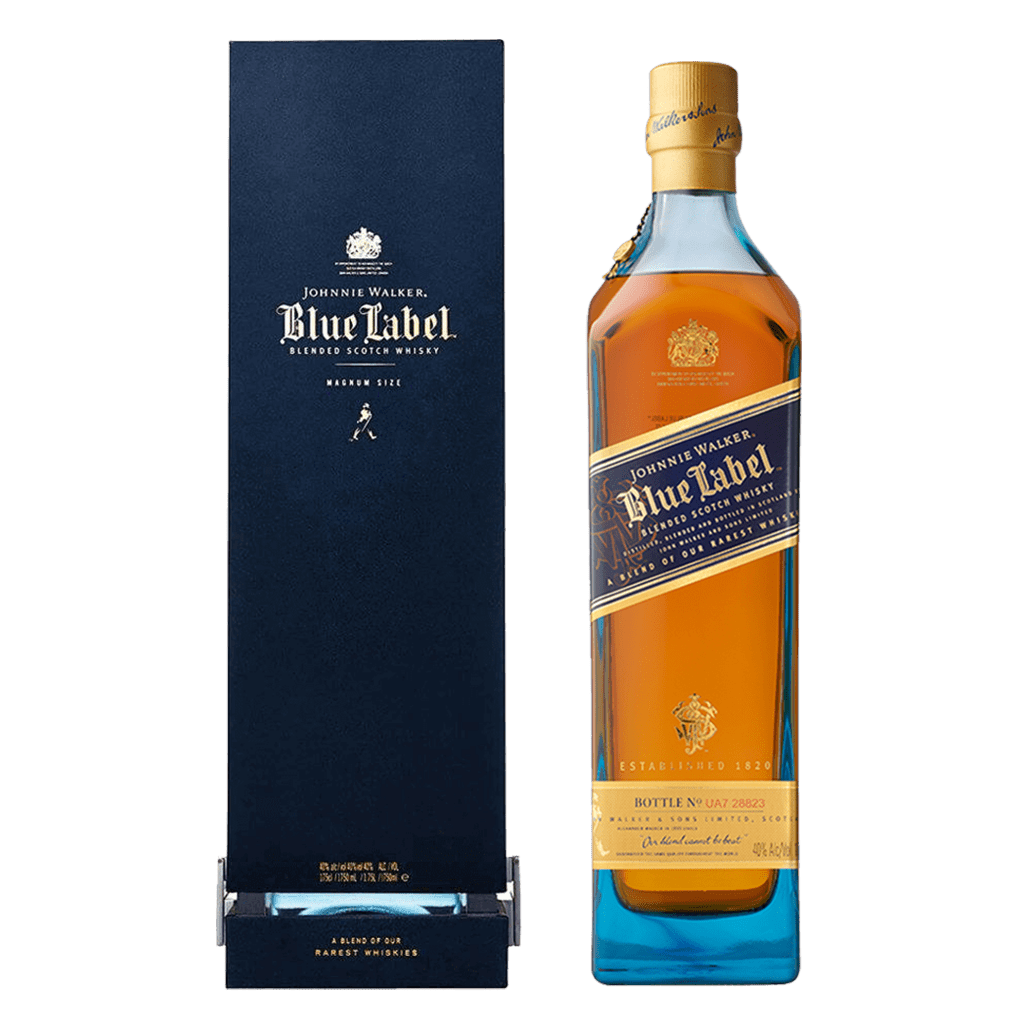 Johnnie Walker Blue Label Blended Scotch Whisky 1.75L at ₱25800.00 | Boozy.ph