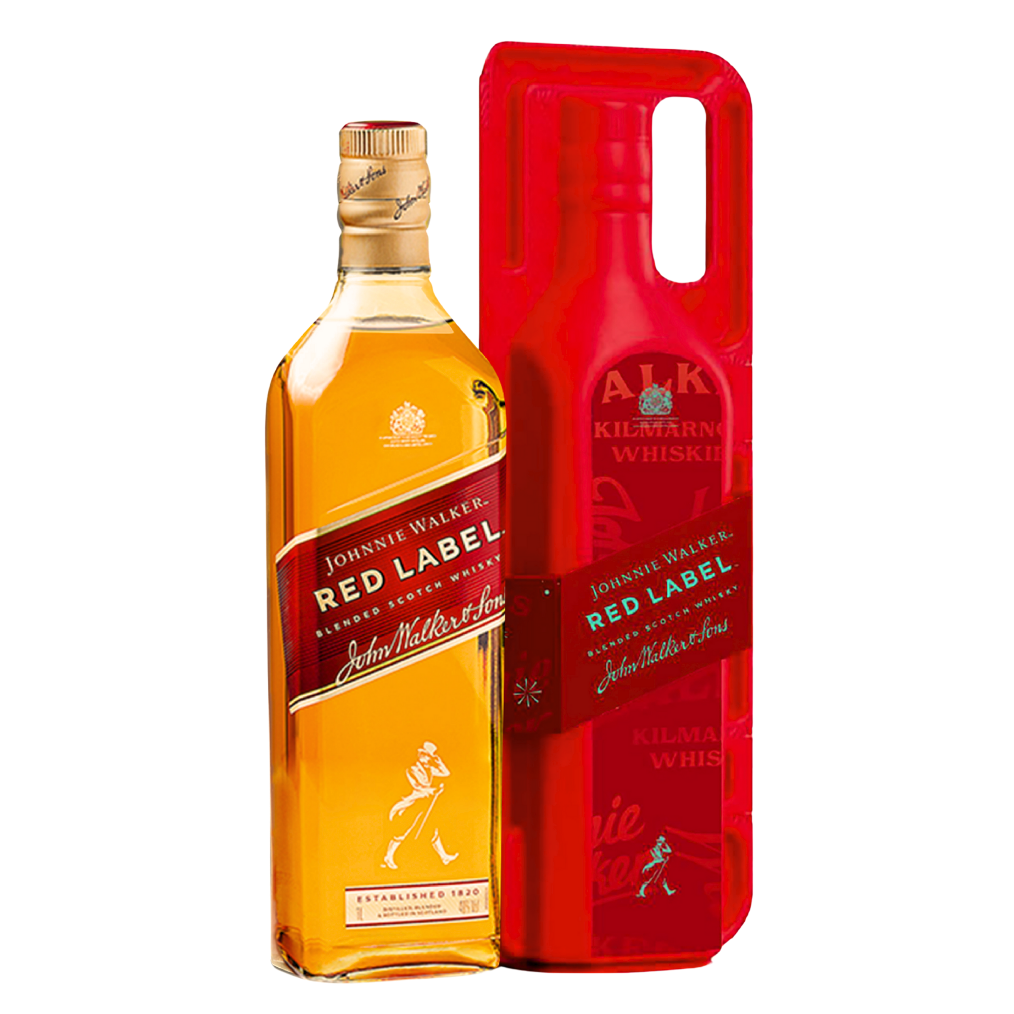 Johnnie Walker Red Label 1L with Pulp Carry Case