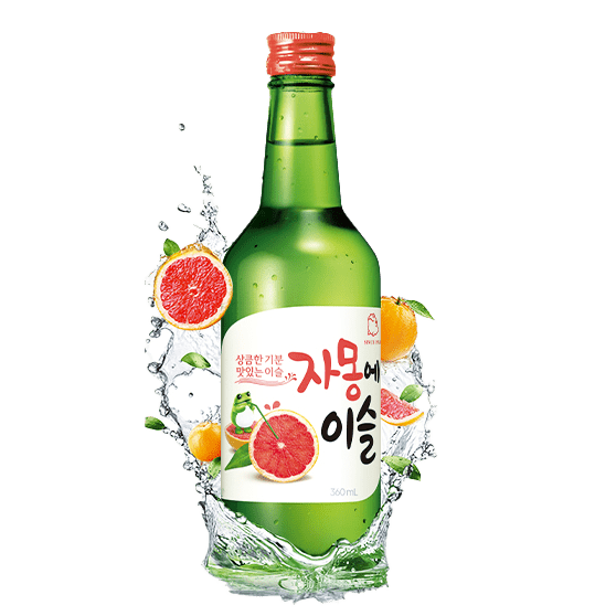 Jinro Grapefruit Soju 360ml at ₱149.00 | Boozy.ph