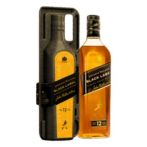 Johnnie Walker Black Label 1L with Pulp Carry Case