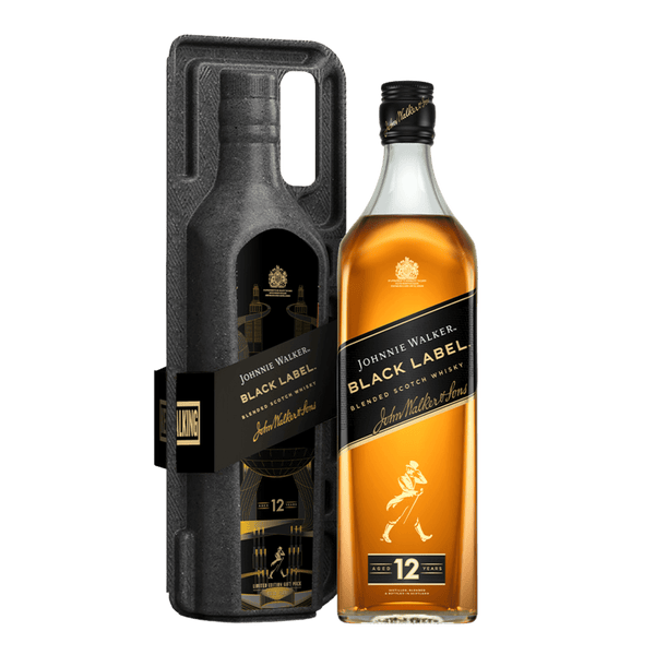 Johnnie Walker Black Label Blended Scotch Whisky 700ml Pulp Case