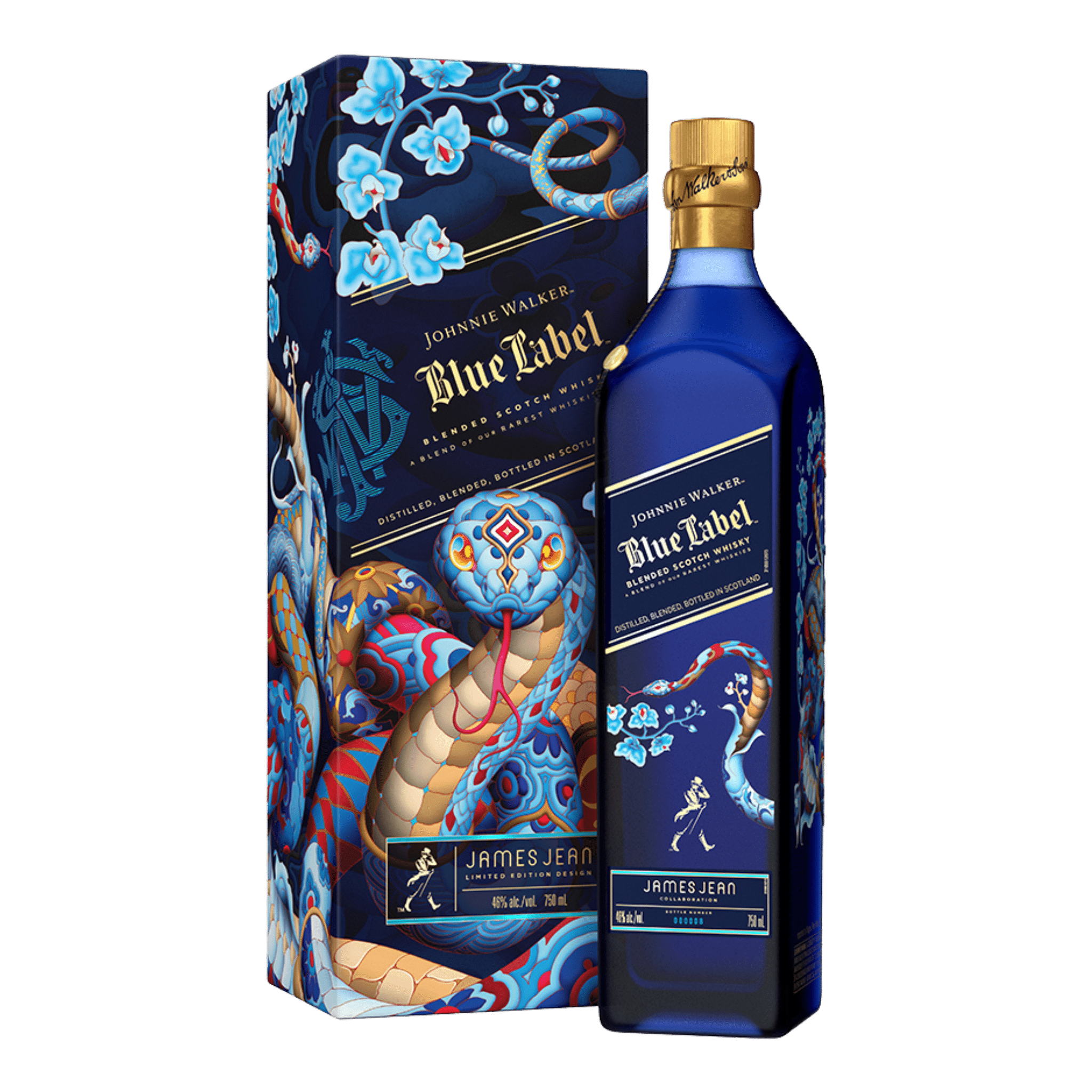 Johnnie Walker Blue Label 750ml Year of the Snake 2025 Lunar New Year Edition