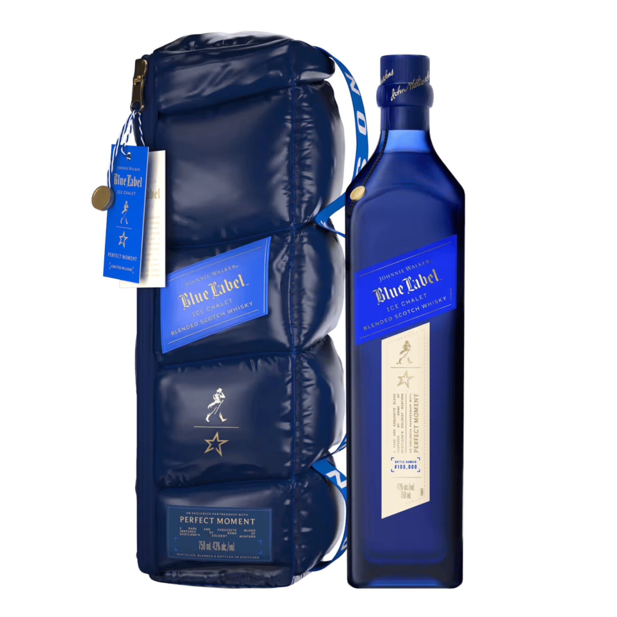Johnnie Walker Blue Label Blended Scotch Whisky 750ml Ice Chalet Limited Edition at ₱13999.00 | Whisky | Boozy.ph