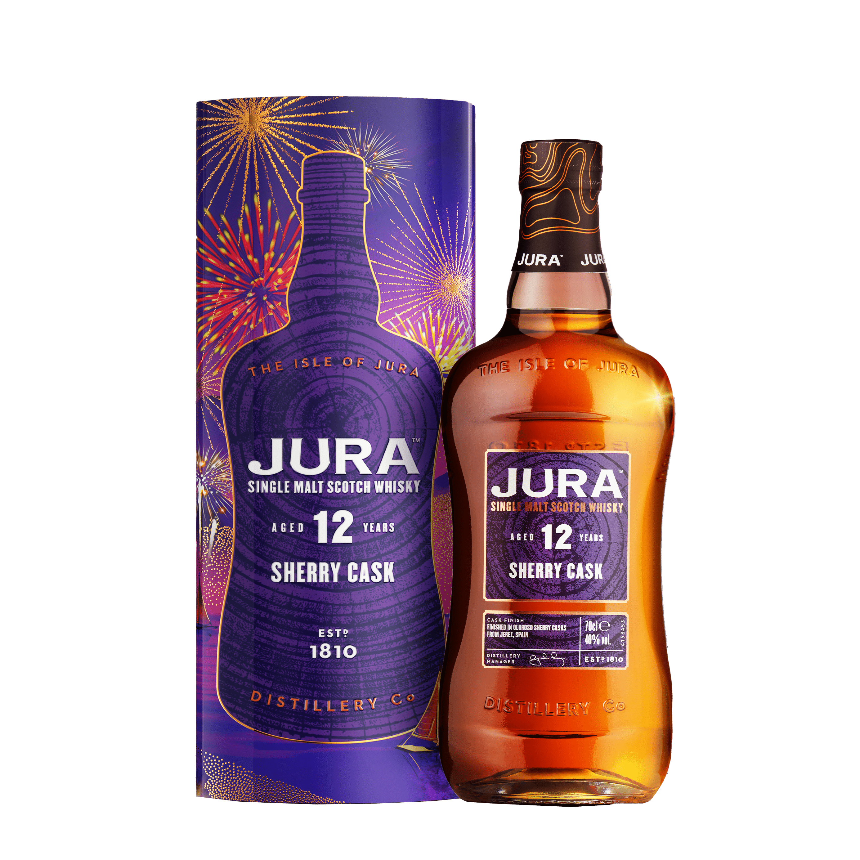 Jura 12yo Sherry Cask Single Malt Scotch Whisky 700ml 2025 Lunar New Year Edition at ₱2779.00 | Boozy.ph