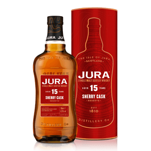 Jura 15yo Sherry Cask Single Malt Scotch Whisky 700ml at ₱4199.00 | Boozy.ph