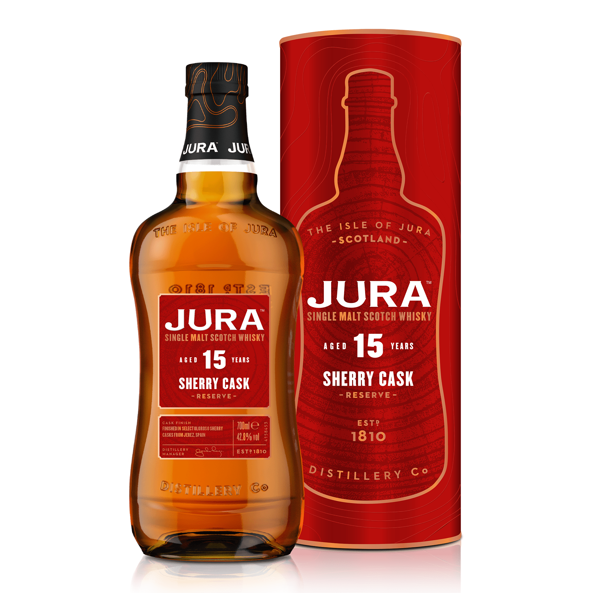 Jura 15yo Sherry Cask Single Malt Scotch Whisky 700ml at ₱4199.00 | Boozy.ph