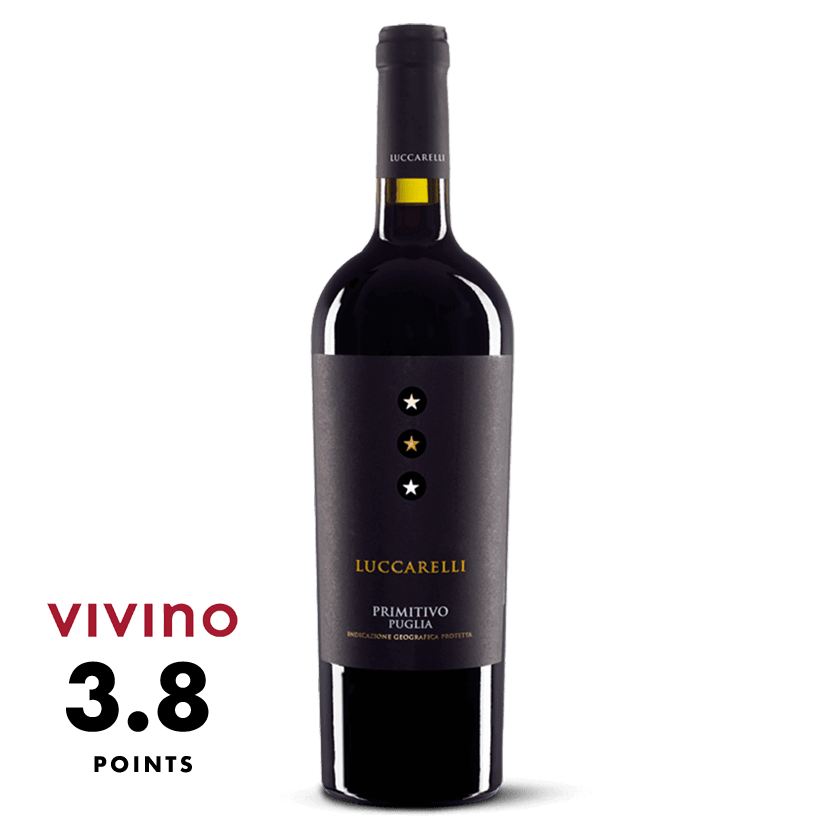 Luccarelli Primitivo 750ml at ₱699.00 | Boozy.ph