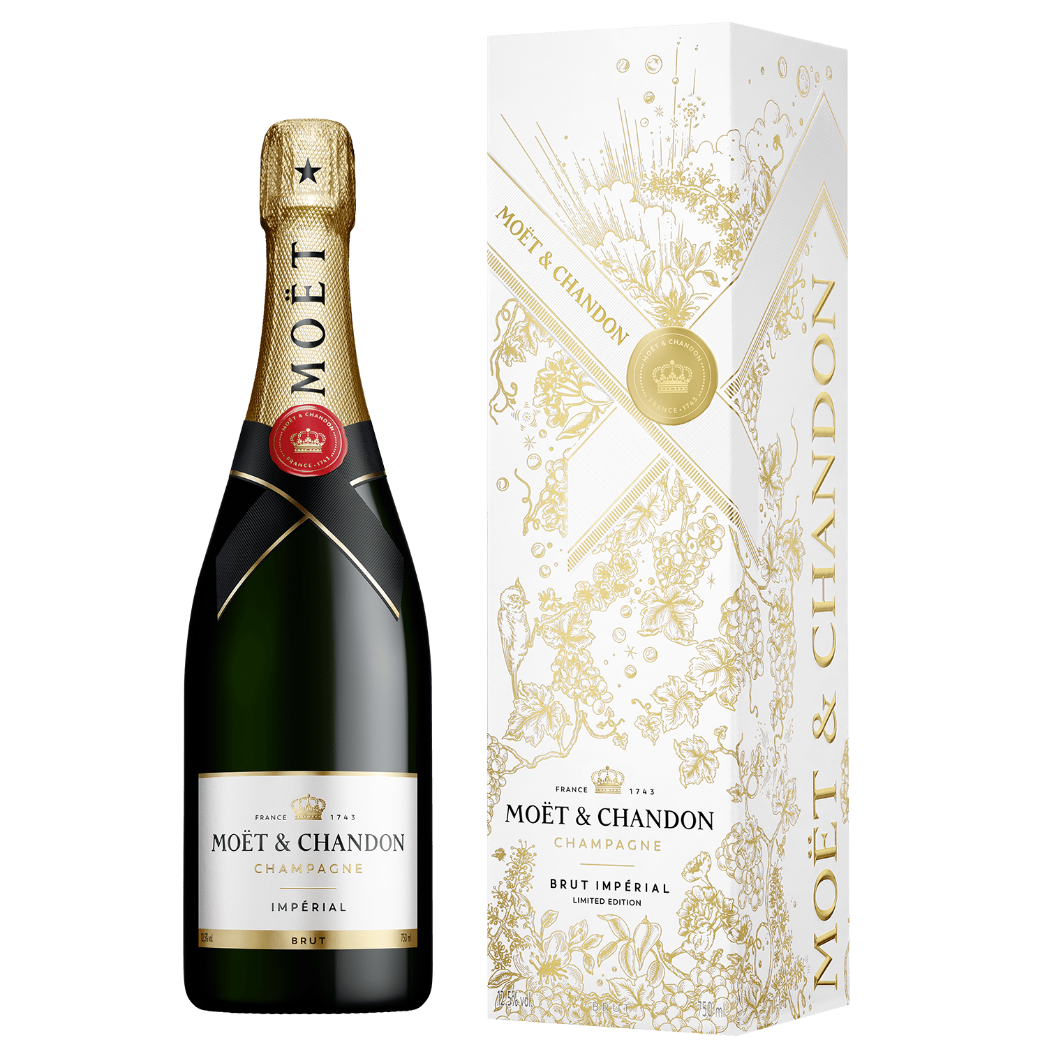 Moet & Chandon Imperial Brut Champagne 750ml Holiday Edition 2024 at ₱3675.00 | Boozy.ph