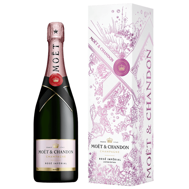 Moet & Chandon Imperial Rose Champagne 750ml Holiday Edition 2024 at ₱4177.00 | Boozy.ph