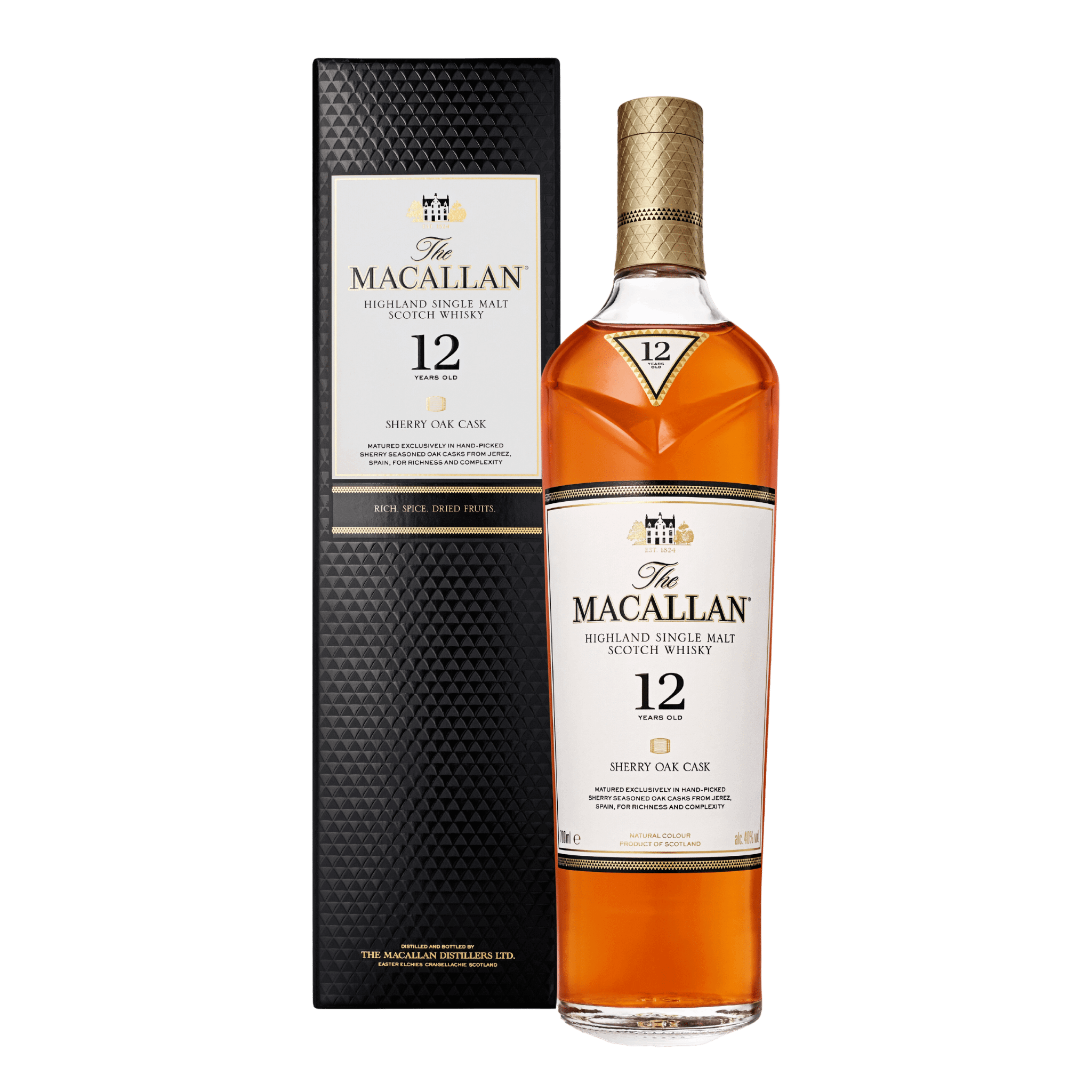 The Macallan Sherry Oak 12YO Scotch Boozy ph Free Delivery the-macallan-sherry-oak-12yo-scotch-boozy-ph-free-delivery