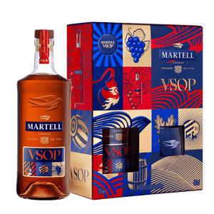 Martell VSOP Cognac 700ml Cognac Glass Pack