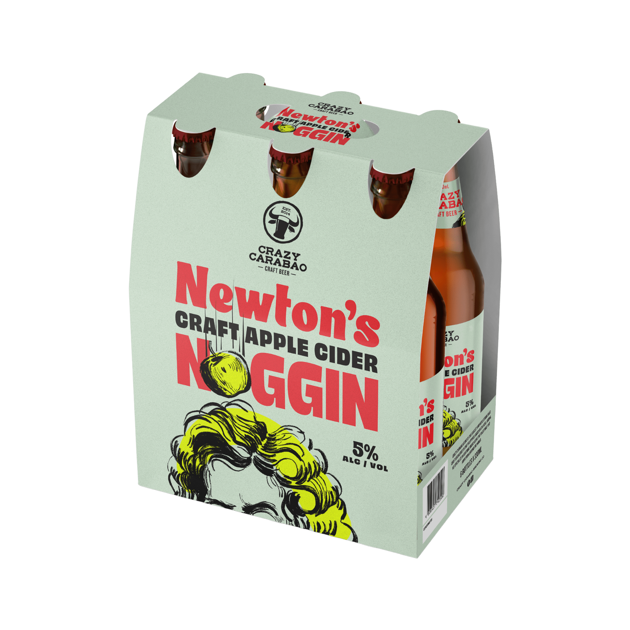 Newton’s Craft Apple Cider Noggin 330ml Bottle 6-Pack