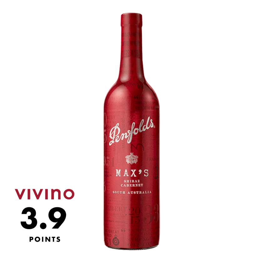 Penfolds Max's Shiraz Cabernet 750ml at ₱1599.00 | Boozy.ph